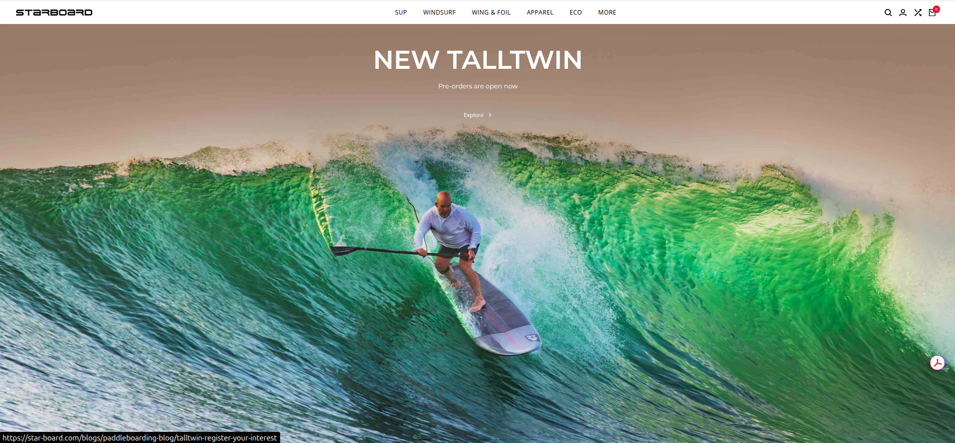 Starboard website screenshot